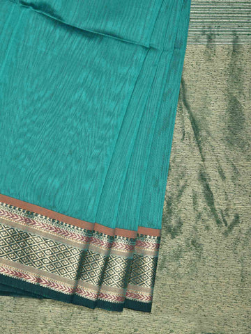 PEACH BANARAS SILK HANDLOOM SAREE WITH SMALL MANGO BUTA DESIGN B0268